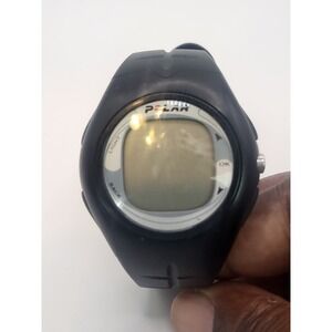 Polar Electro F5 Digital Sports Watch‎ Water Resistant Black Quartz Monitor Work